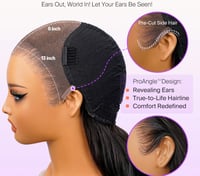 Image 3 of 22-24 Elegant Champagne & Brown Ombre 13x6 Lace Wig, Beginner Friendly Wig 