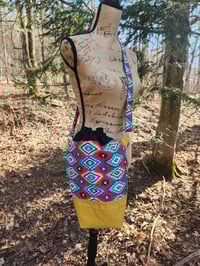 Image 2 of Linen Shoulder/Crossbody Purse - Southwest Printest 