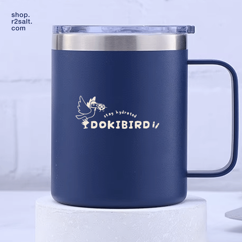 Image of Dokibird 14oz Stainless Steel Mug