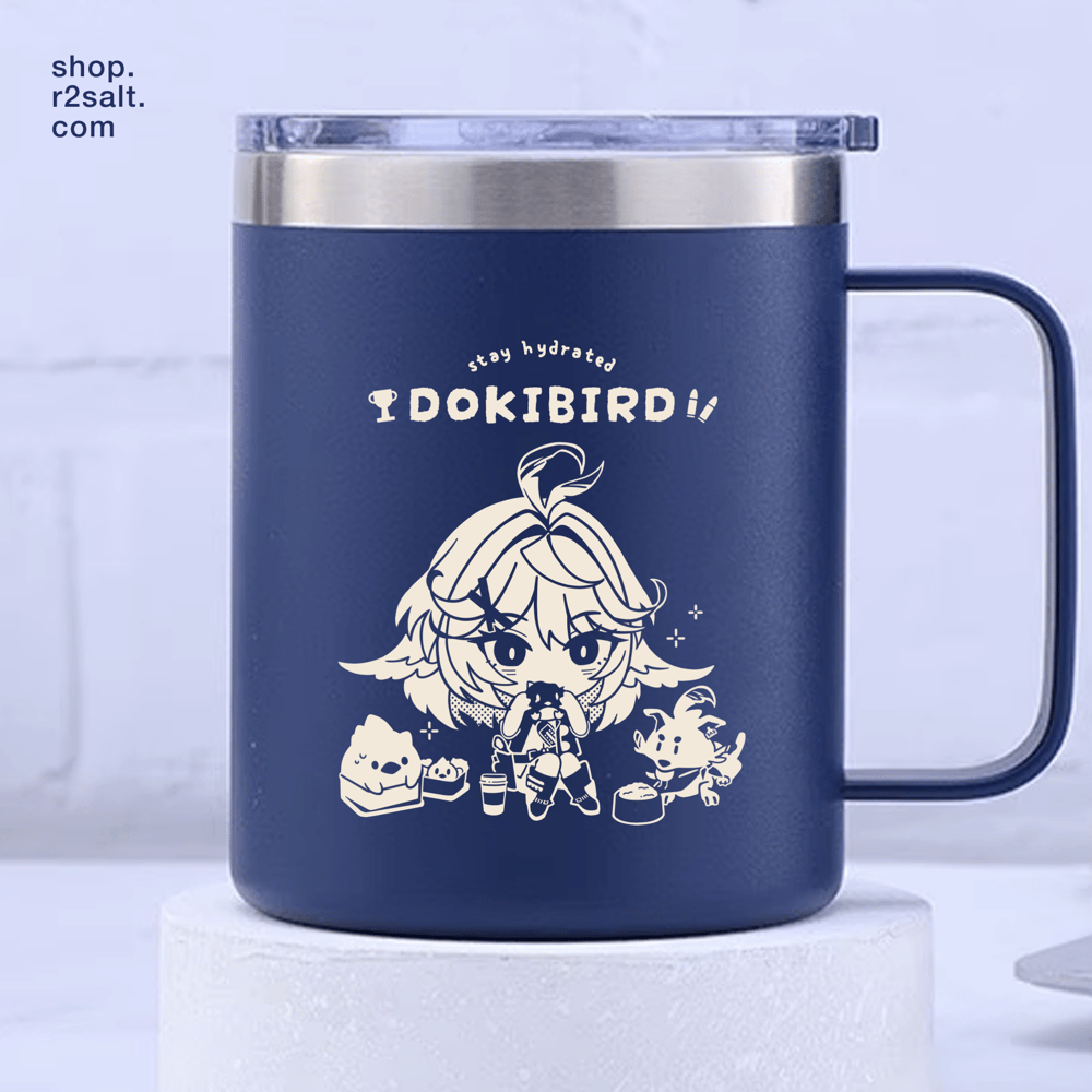 Image of Dokibird 14oz Stainless Steel Mug