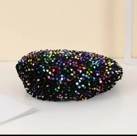 Multicolor Sequin Beret