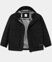 Image 2 of POLAR_CARGO SHELL JACKET :::BLACK:::