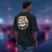 Image 1 of Save A Life Learn to Drive | Oversized Heavyweight T-Shirt