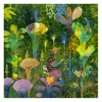 In the hidden garden