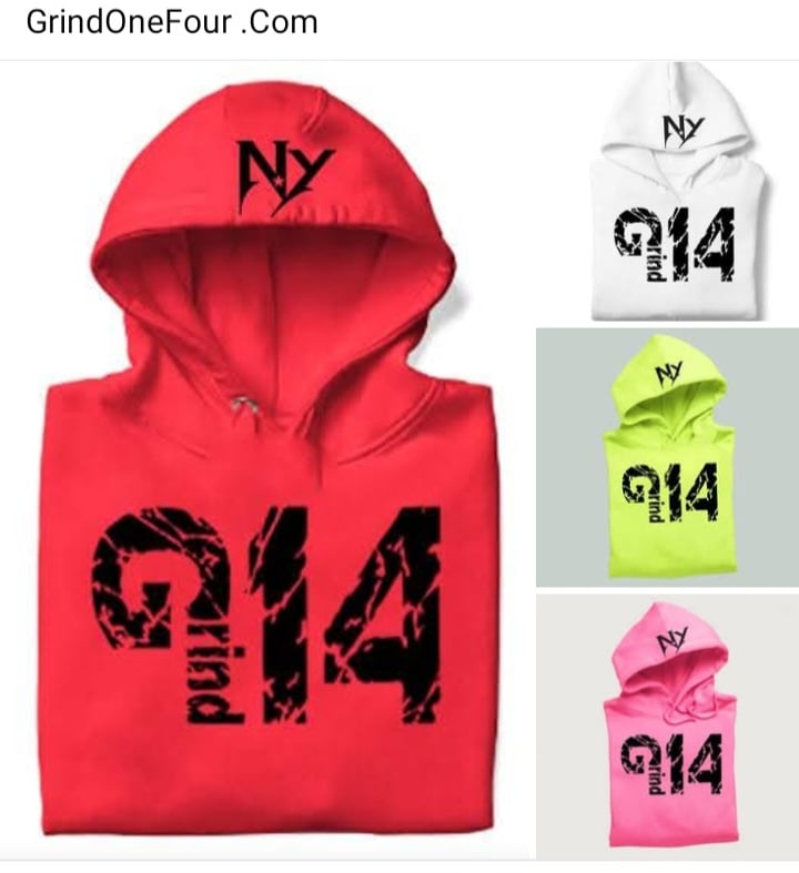 Image of EXCLUSIVE SAFETY YELLOW HOODIE / WHITE /RED