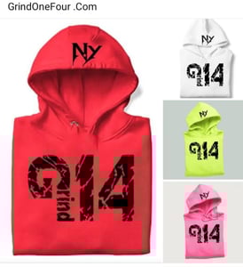 Image of EXCLUSIVE SAFETY YELLOW HOODIE / WHITE /RED