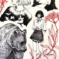 Image 1 of Bears and Flowers