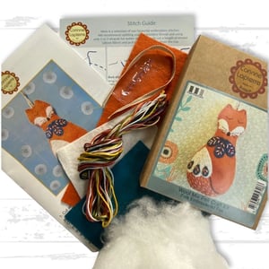 Image of Folk Fox Felt Craft Mini Kit