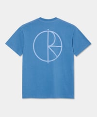 Image 1 of POLAR_CONTRAST STROKE LOGO TEE :::FRENCH BLUE:::