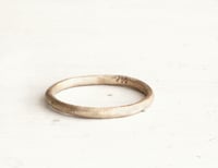 Image 1 of Rustic wedding ring. 18k gold. Sophie