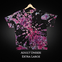 Image 1 of Reverse Tie Dye Adult (Extra Large) Unisex T-shirt