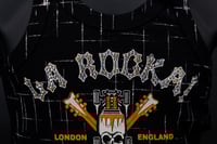 Image 12 of ‘La Rocka logo’ custom rhinestone vintage vest