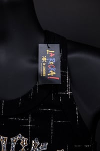 Image 8 of ‘La Rocka logo’ custom rhinestone vintage vest