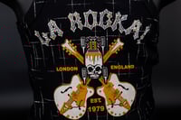 Image 7 of ‘La Rocka logo’ custom rhinestone vintage vest