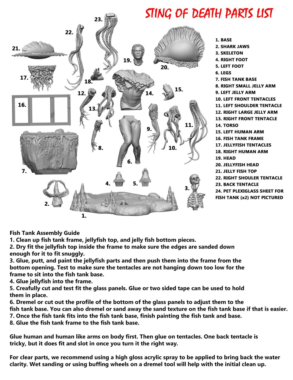 Sting of Death Model Kit