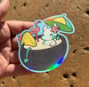 Tropical Bloop Holo Sticker