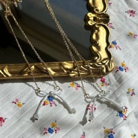 Dentalium and Pearl Bow Necklace