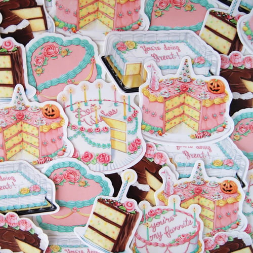 Image of You’re my favorite cake sticker 