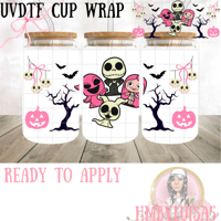 Disney Doorables Nightmare Before Christmas UVDTF cup wrap 