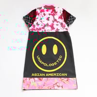 Image 7 of courtneycourtney x 1587 size 6/7 kids child short sleeve logo pink floral tunic dress