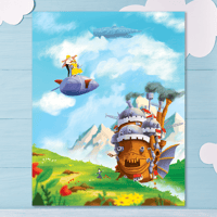 Image 1 of Howl's Moving Castle Art Print