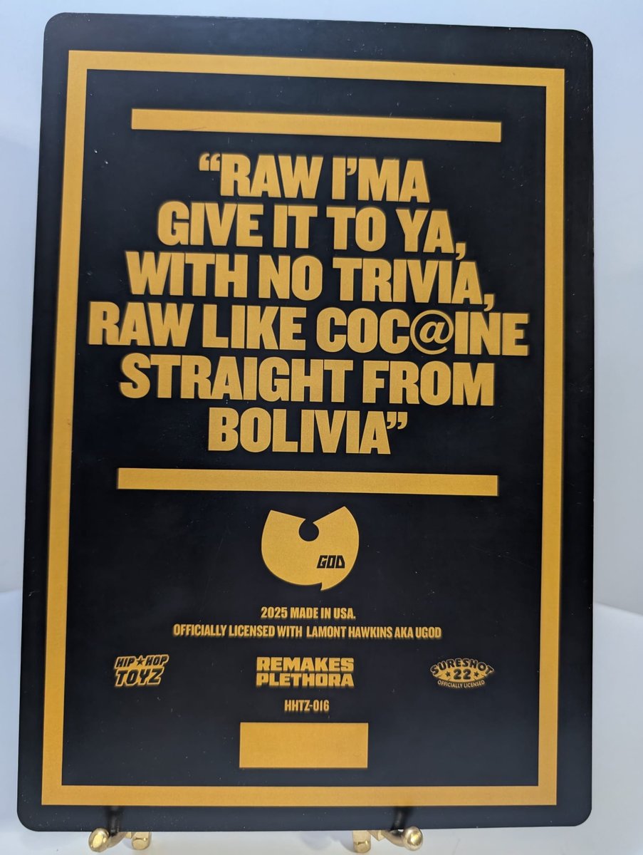 U-GOD Golden Arms Spray Edition | HIPHOPTOYS