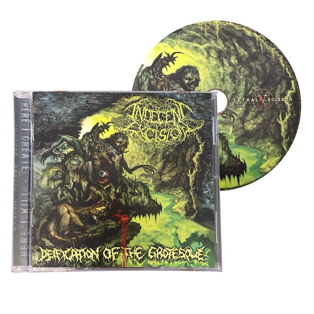 Image of INDECENT EXCISION "DEIFICATION OF THE GROTESQUE" CD