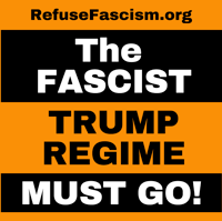 Fascist Trump Regime MUST GO sticker