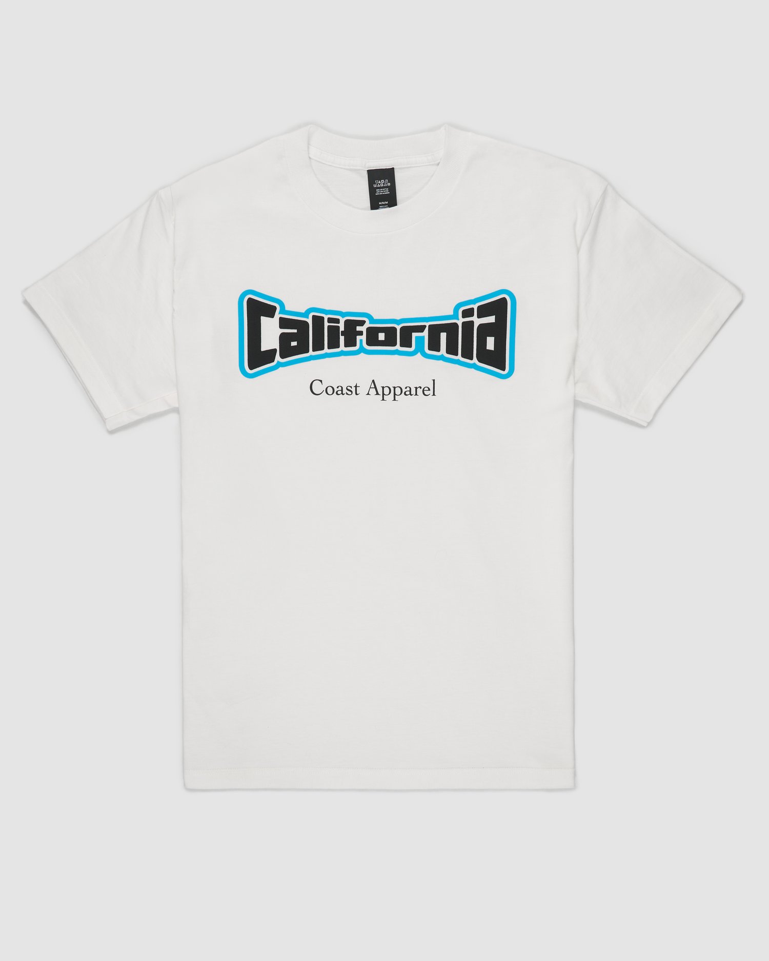 Image of Blue California Puff Print T-Shirt 