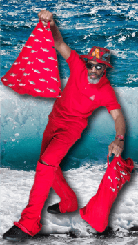 Image 5 of Red Reversible/Convertible Nautical Polo Set 