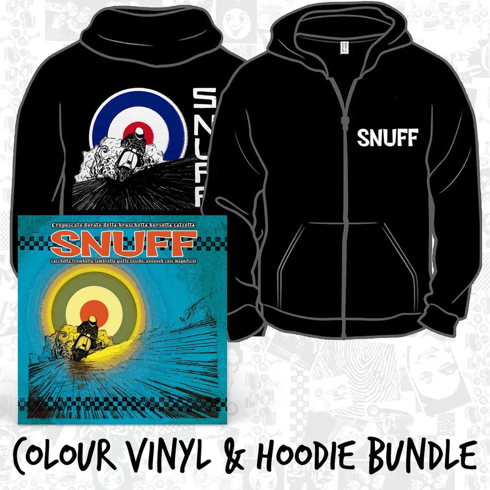 Pre-Order Only - Snuff - Hoodie + Splatter Vinyl Bundle! (Black, Maroon, Green, Charcoal, Navy)