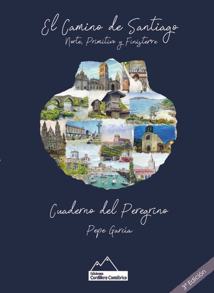 Image of EL CAMINO DE SANTIAGO. NORTE, PRIMITIVO Y FINISTERRE.          CUADERNO DEL PEREGRINO.