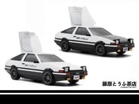 Image 1 of Initial D Toyota AE86 Sprinter Trueno Wet Tissue Case