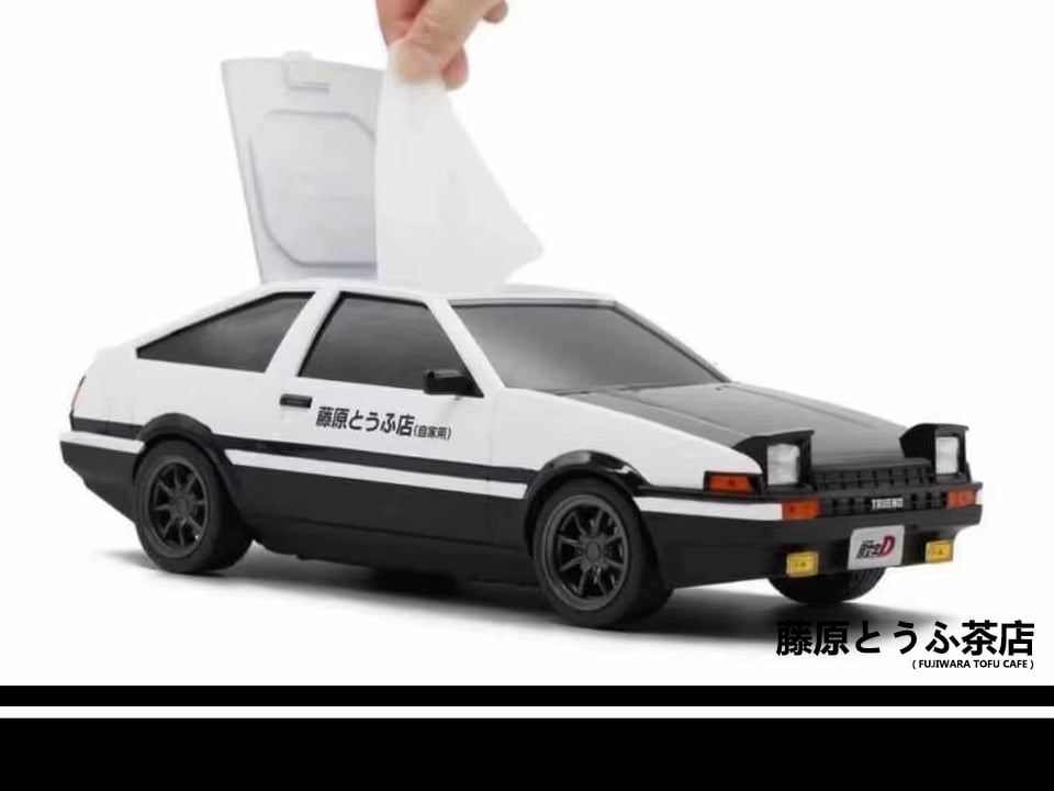 Initial D Toyota AE86 Sprinter Trueno Wet Tissue Case | Fujiwara