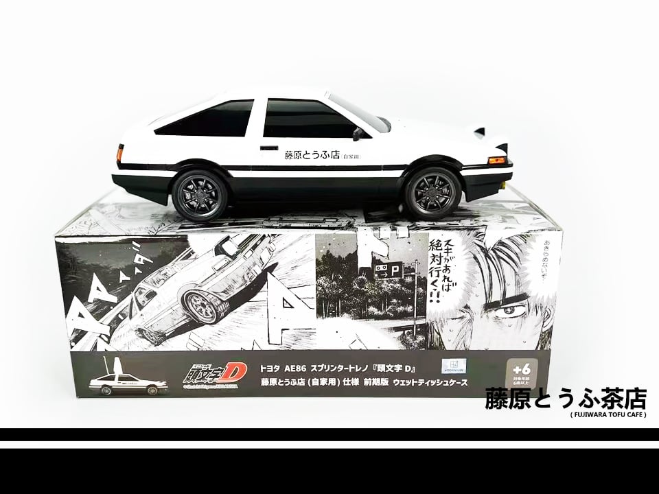 Initial D Toyota AE86 Sprinter Trueno Wet Tissue Case | Fujiwara