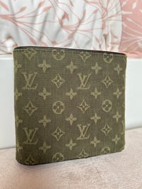 Image 5 of Louis Vuitton Green Denim Purse