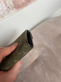 Image 6 of Louis Vuitton Green Denim Purse