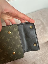 Image 7 of Louis Vuitton Green Denim Purse