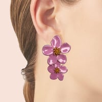 Image 3 of Orecchini Flower power doppi