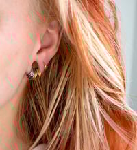 Image 1 of THE STACK Hinged Segment Rings - Surgical Steel - Gold - Silver - Huggie Hoops for Stretched Ears