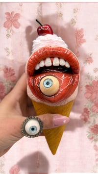 Image 1 of Ice Cream Tongue Out Eyeball