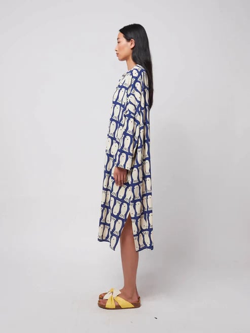 Image of 3-Vestido túnica Lucky Fish print 