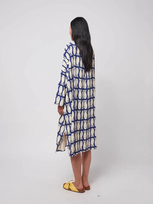 Image of 3-Vestido túnica Lucky Fish print 