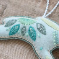 Image 3 of Turquoise and Teal Hare