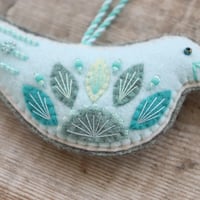 Image 3 of Turquoise and Teal Bird