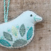 Image 2 of Turquoise and Teal Bird