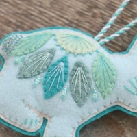 Image 3 of Turquoise and Teal Rabbit