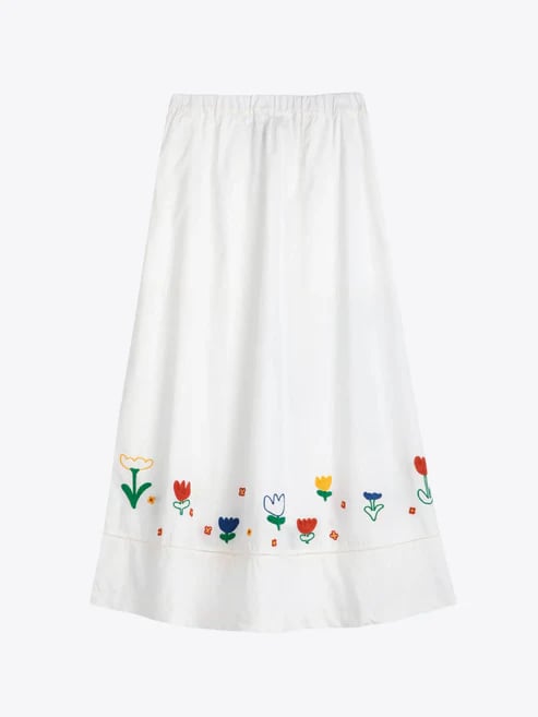 Image of 2-Falda Garden Embroidery Floral Skirt 