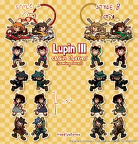 LUPIN chain charms