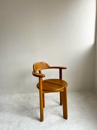 Image 3 of Série de 4 chaises en bois des années 1970